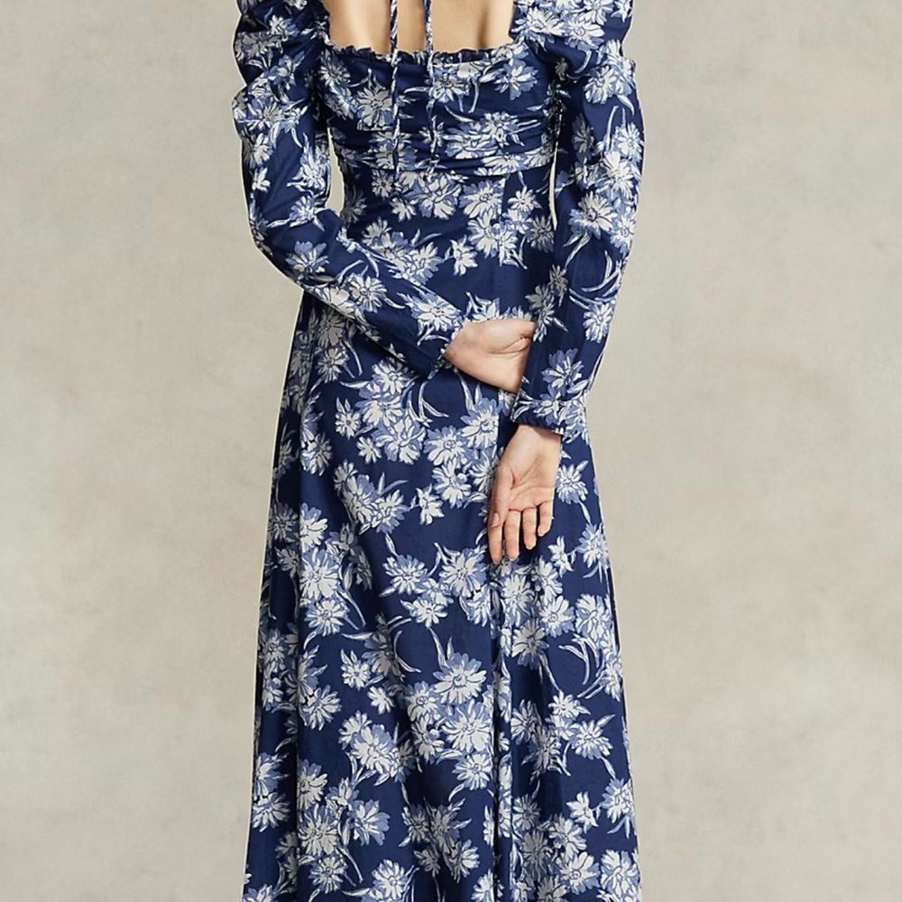 POLO Ralph Lauren Floral Halter-Tie Dress - Picture 3 of 6